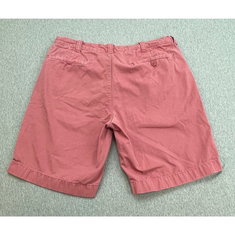J Crew Shorts Mens 32 Pink 100% Cotton Stanton Chino Flat Front 9" Inseam - Picture 2 of 7